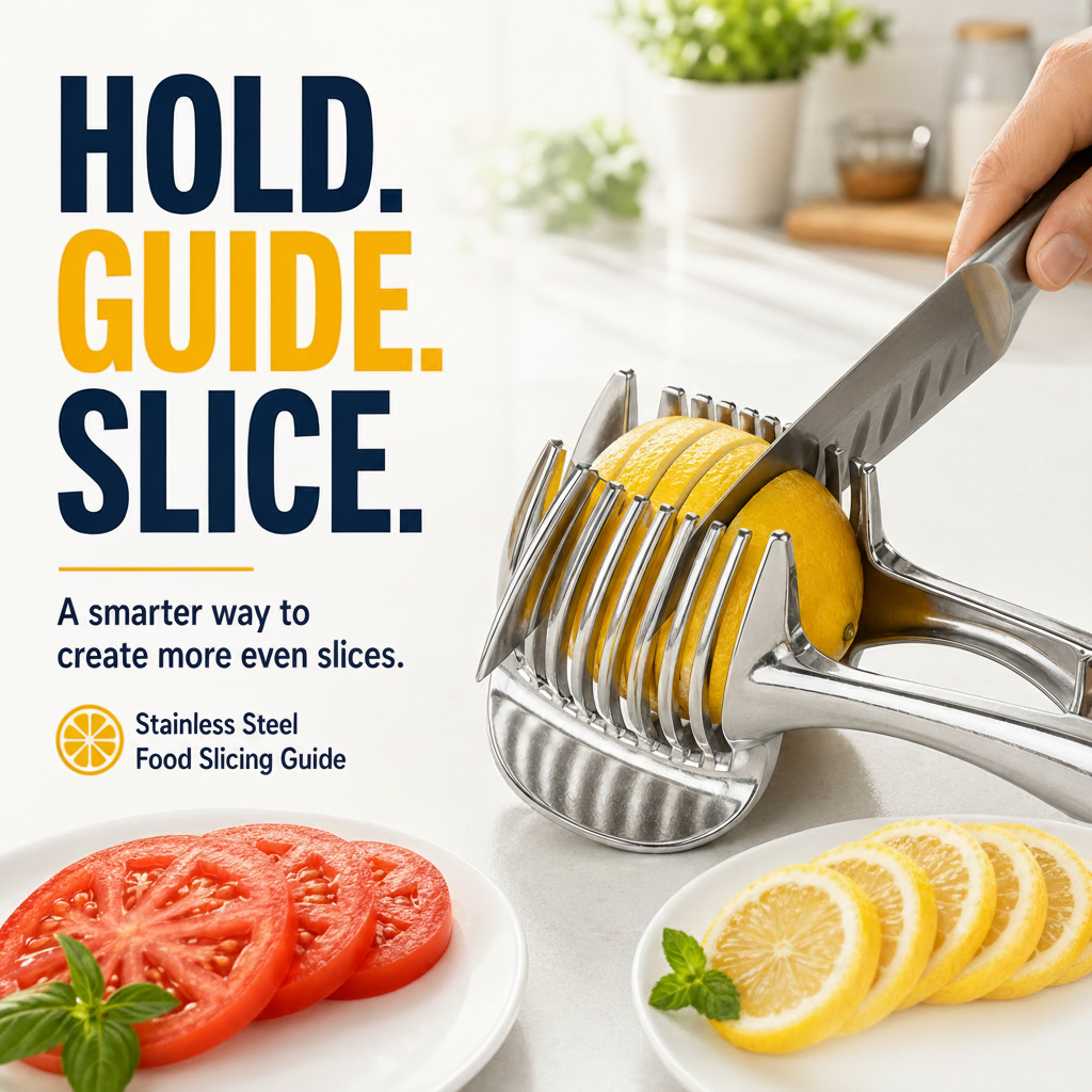 Metal Fruit & Vegetable Slicing Guide