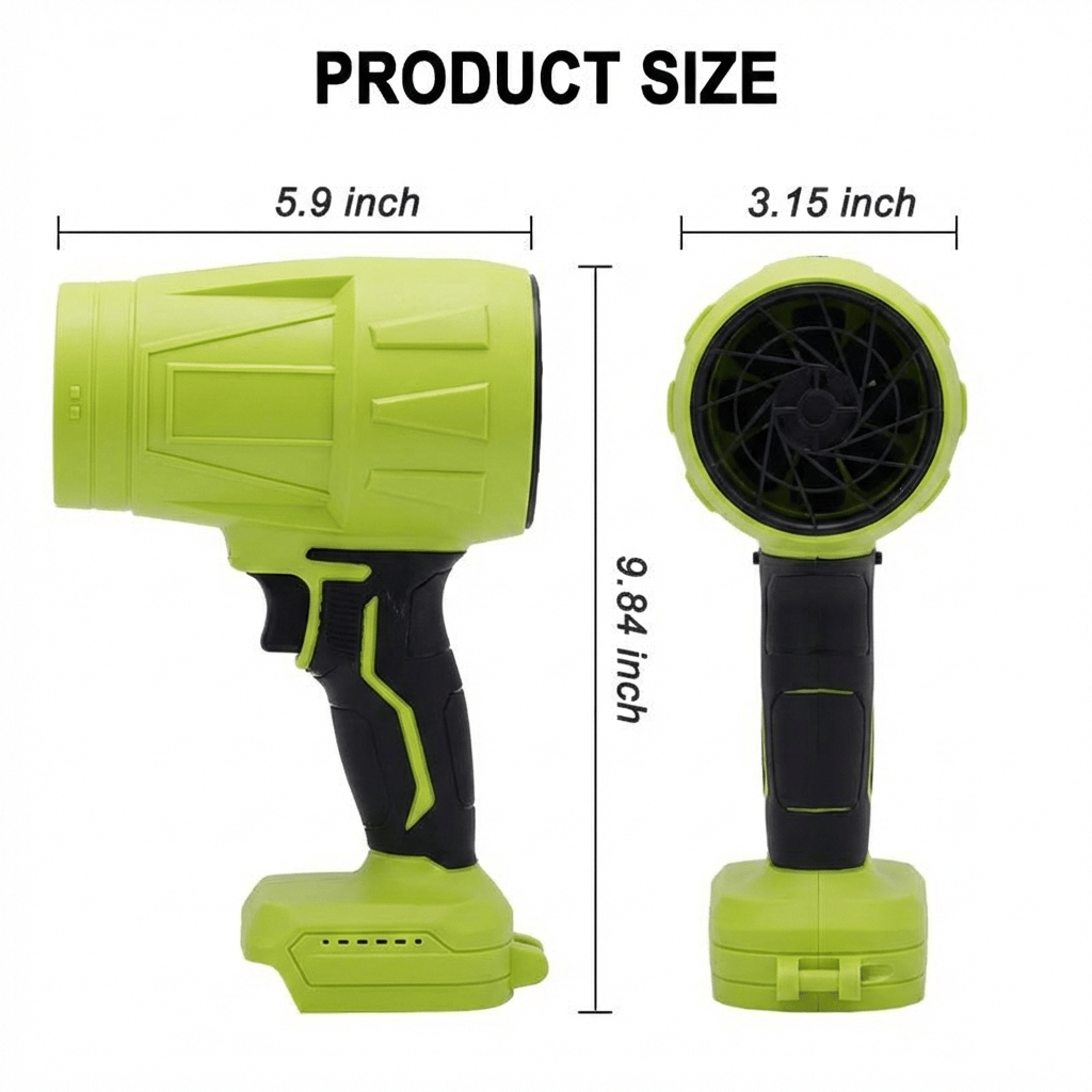Cordless Turbo Jet Air Duster with Rechargeable Battery