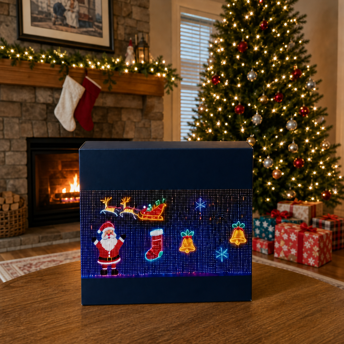 Smart LED Curtain Lights — App & Remote Control