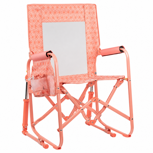 Compact Stowaway Rocking Chair — Portable Fold-Flat Outdoor Chair