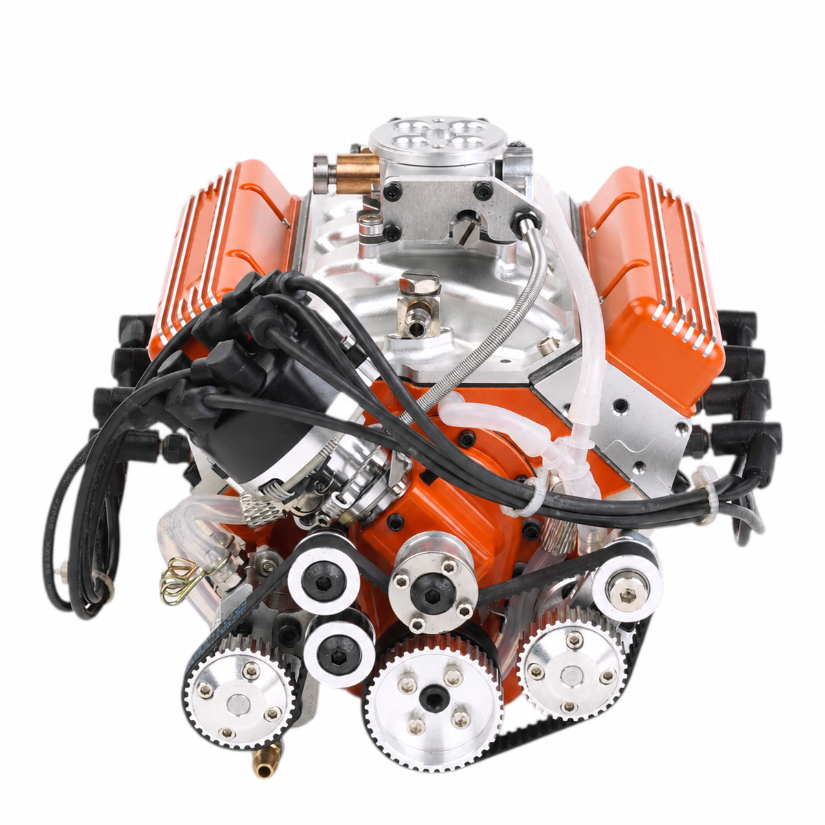 1/6 Scale 44cc OHV V8 Gasoline Engine Model Kit — Water-Cooled, 4-Stroke