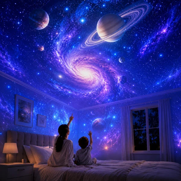 USB Scene Projector — Holiday, Galaxy & Nature Themes