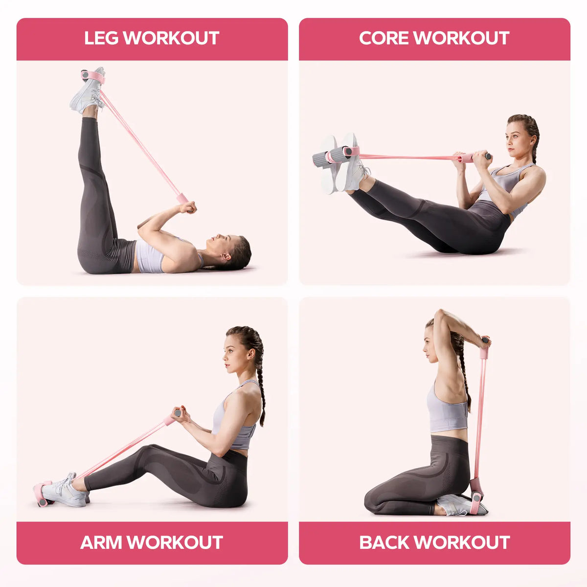 Pedal Resistance Band for Home Exercise