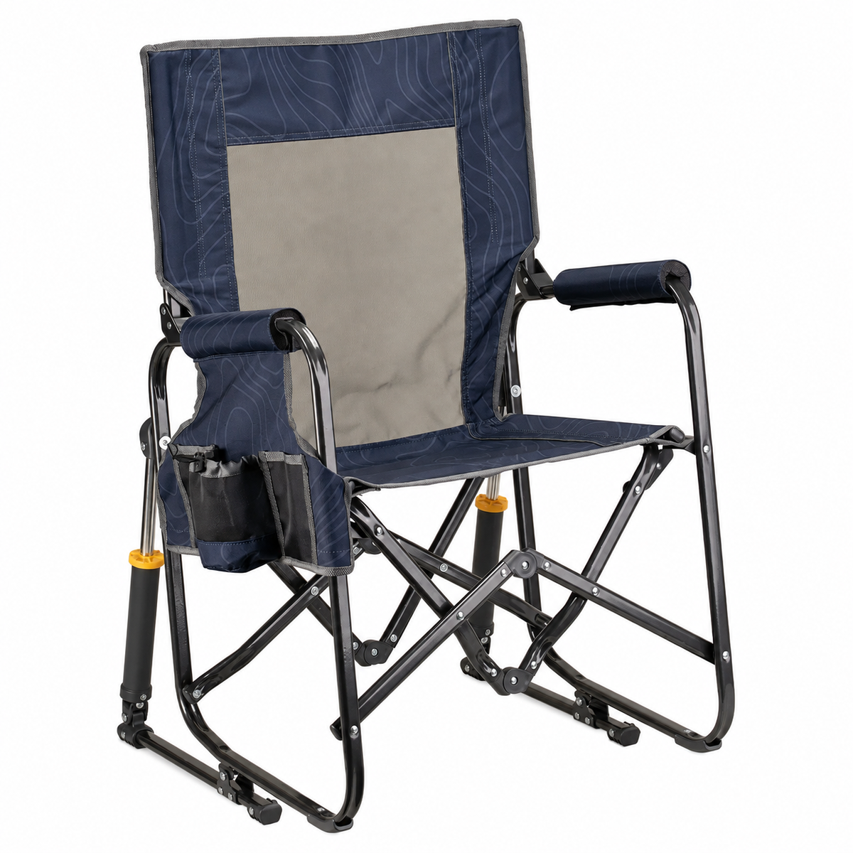 Compact Stowaway Rocking Chair — Portable Fold-Flat Outdoor Chair