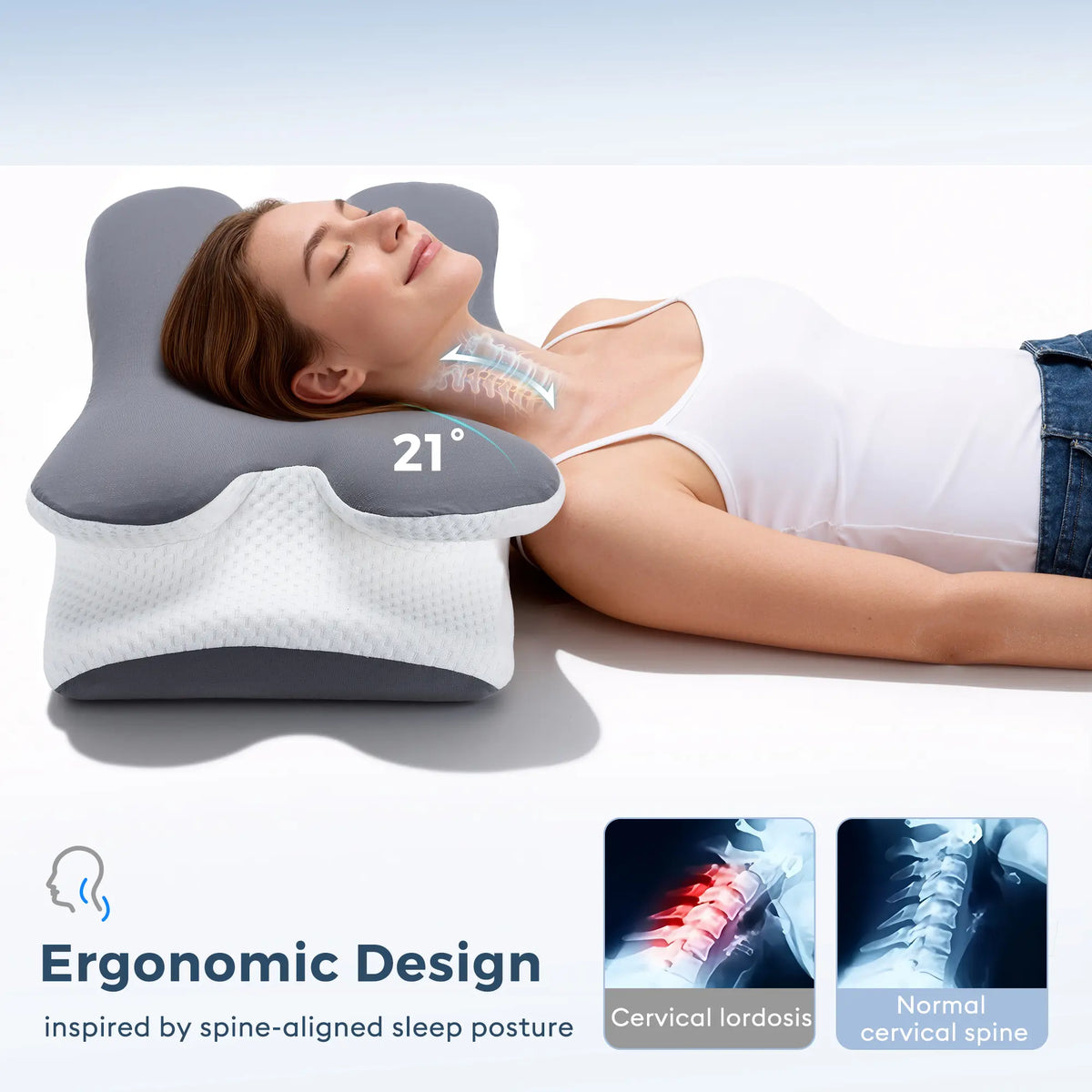 Cooling Memory Foam Neck Pillow