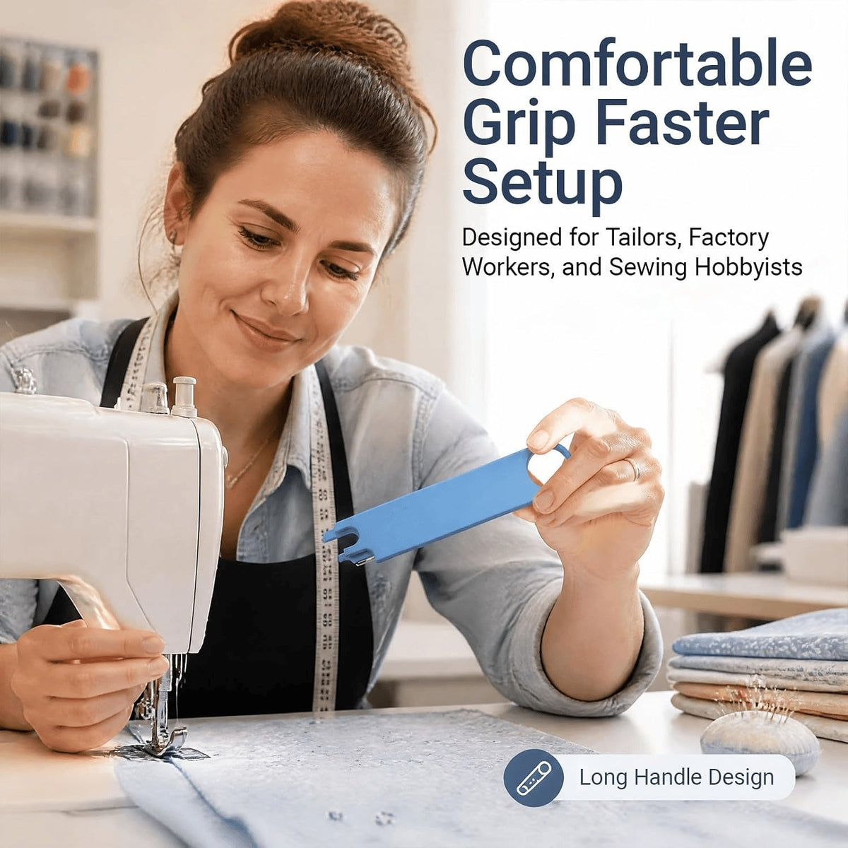 Long-Handle Needle Threading Aid
