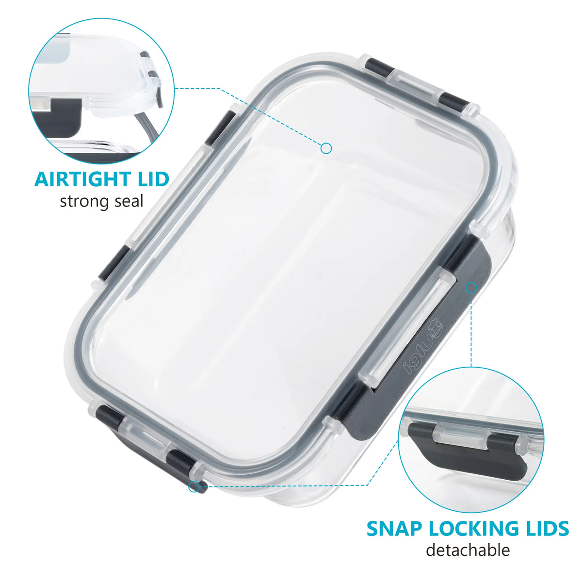 10-Piece Glass Food Storage Set