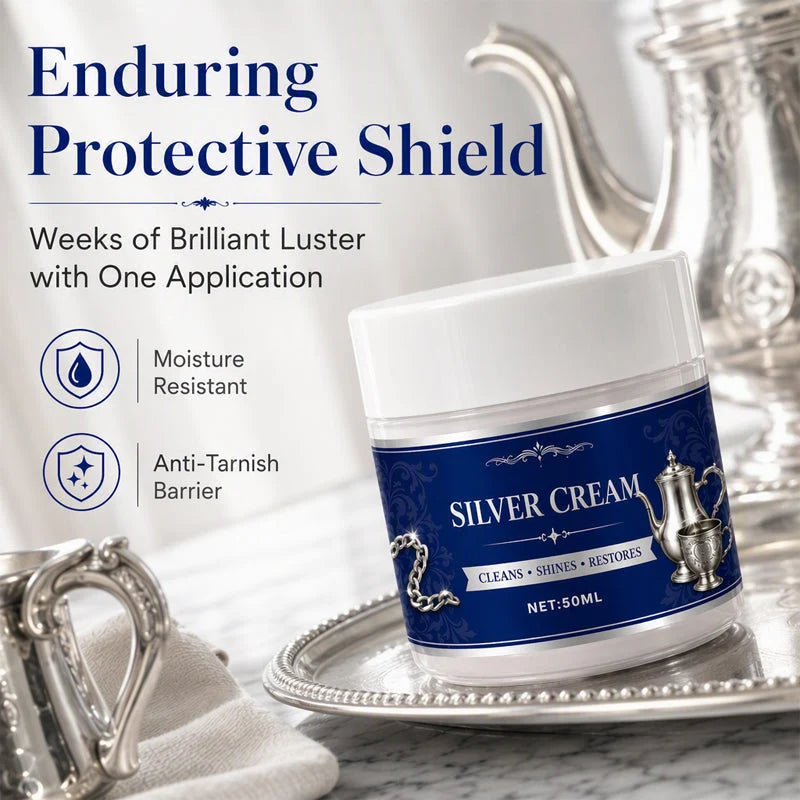 Silver Cleaning & Polishing Cream — Two 50 ml Jars