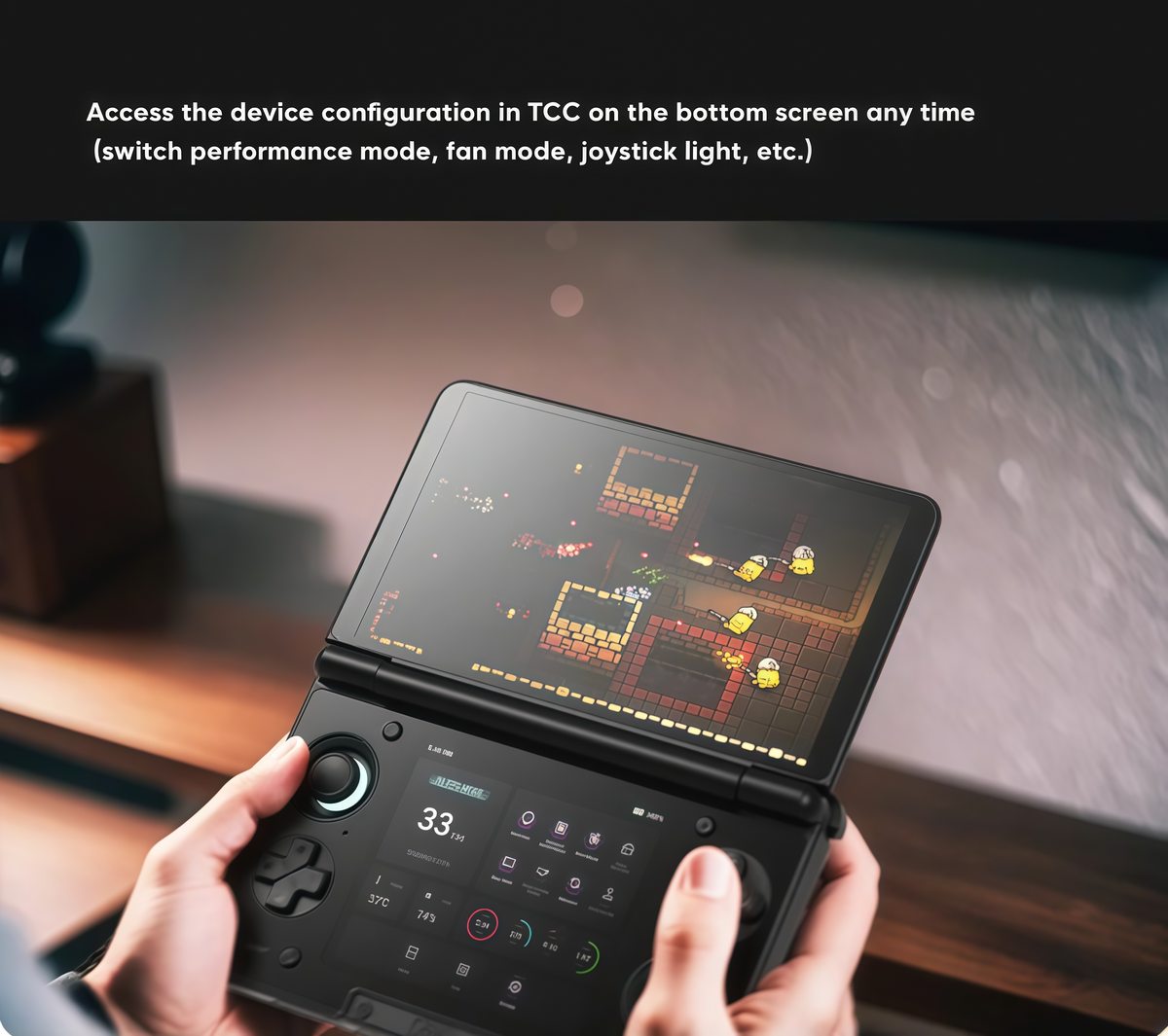 6AMOLED Dual Screen Gaming Handheld