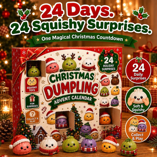 24-Day Mini Squishy Advent Calendar – 24 Christmas Surprises per Box