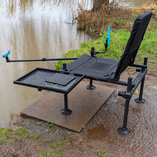 🔥 LAST DAY OFFER – Adjustable Feeder Fishing Chair Combo with Side Tray & Rod Supports 🎣