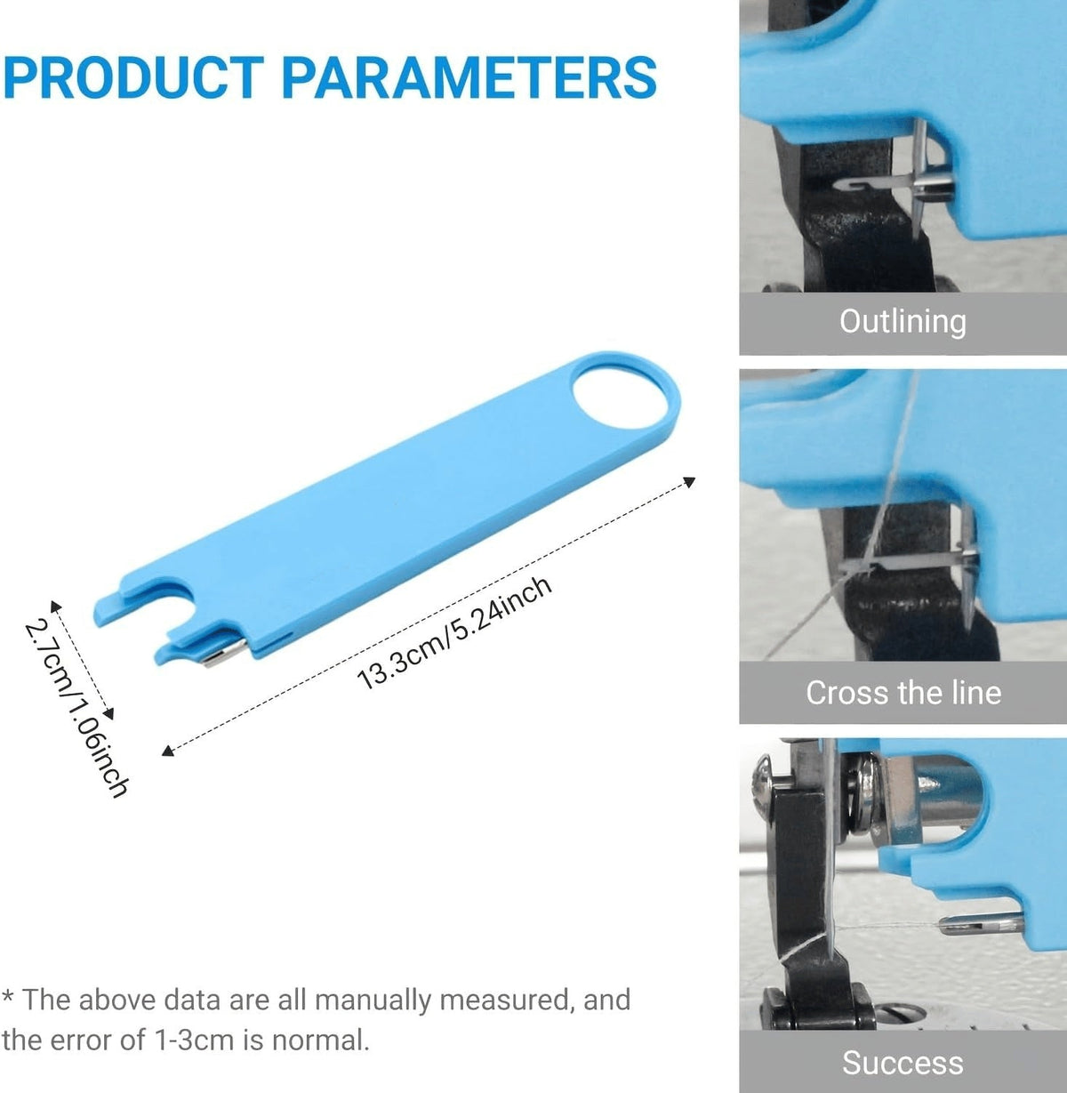 Long-Handle Needle Threading Aid