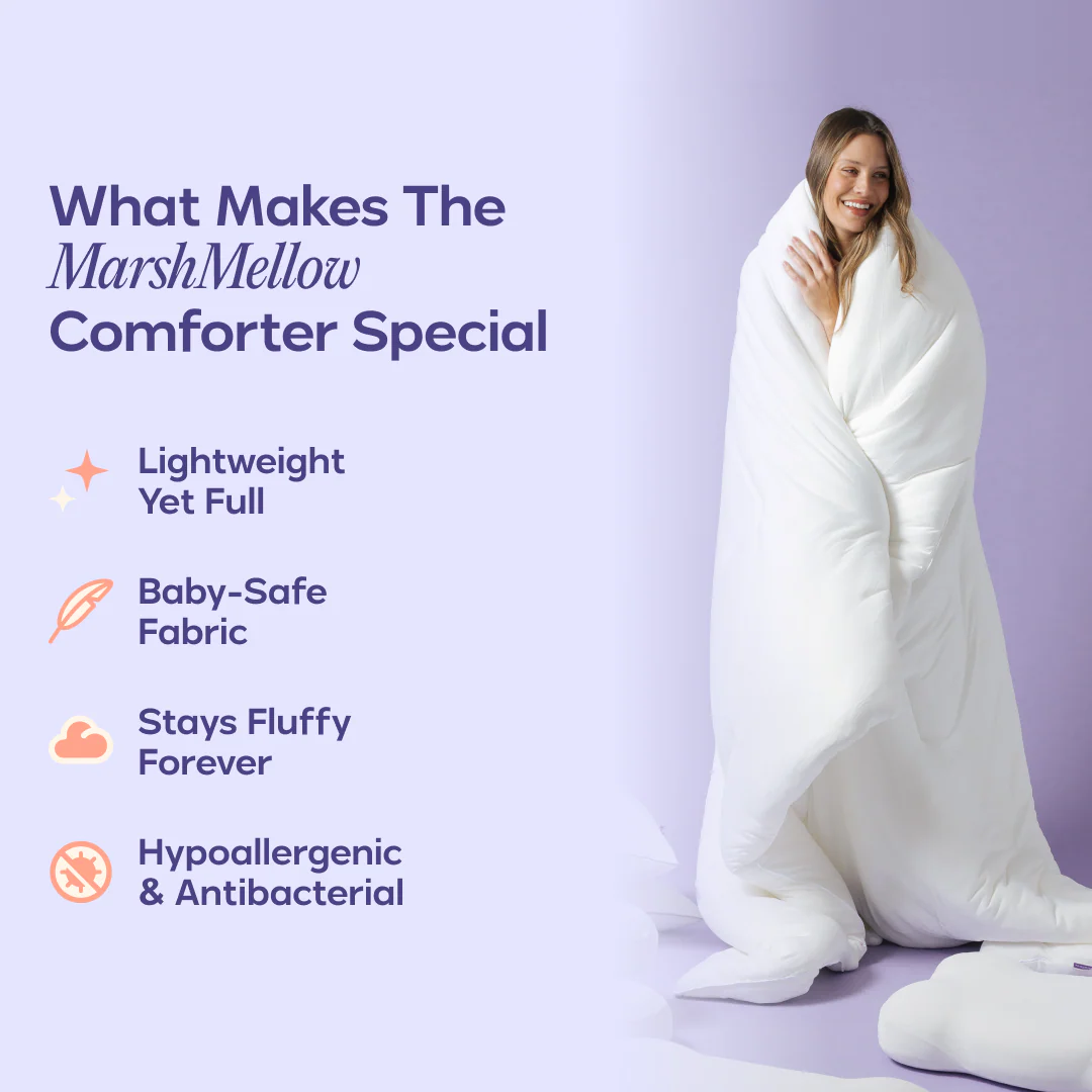 Ultra-Fluffy Machine-Washable Comforter
