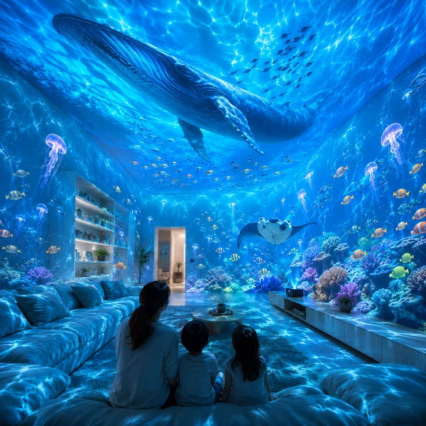 USB Scene Projector — Holiday, Galaxy & Nature Themes