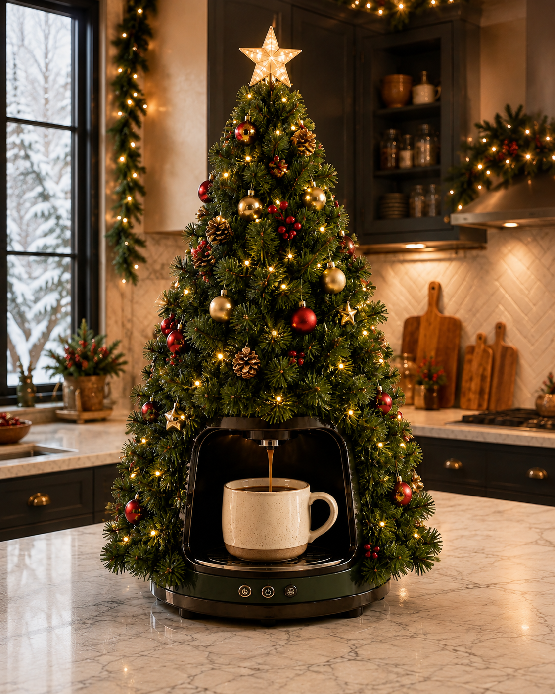 Merry Brews Christmas Coffee Maker Collection — 5 Festive Designs