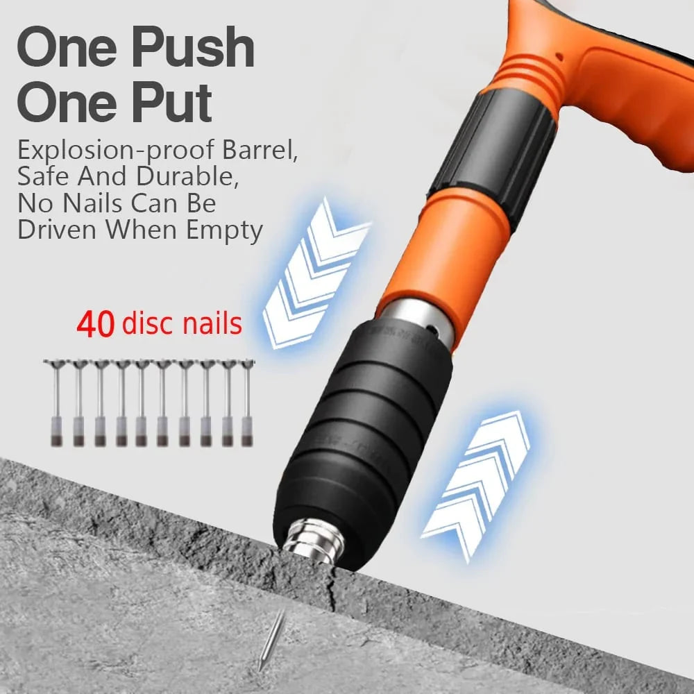 Compact Adjustable Nailer for Woodworking & Wall Fastening