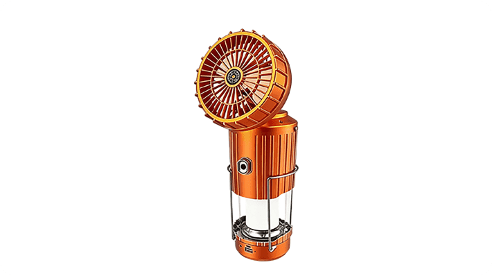 5-in-1 Solar Fan Lantern — Portable LED Camping Light