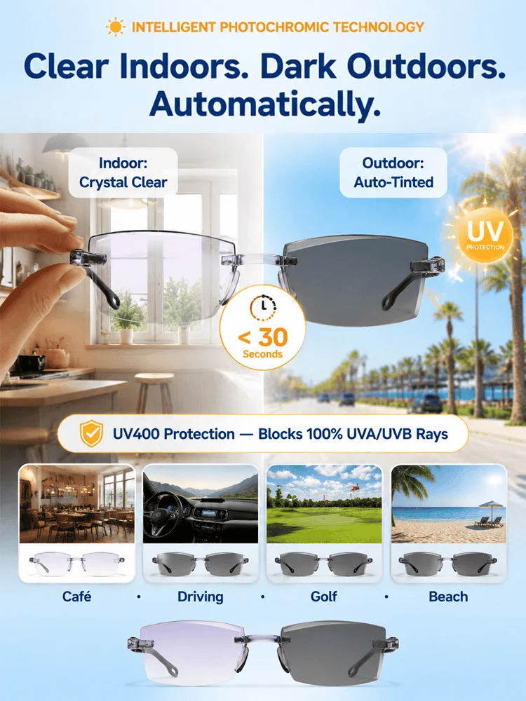 Diamond-Cut Frame Reading Glasses