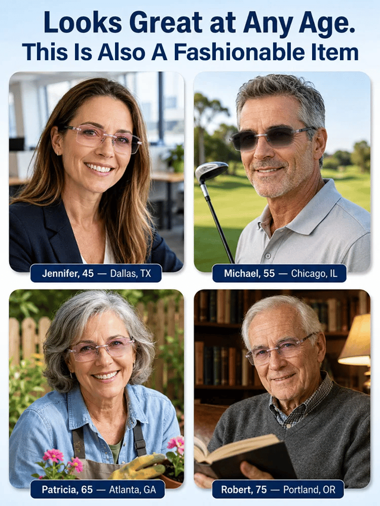 Diamond-Cut Frame Reading Glasses
