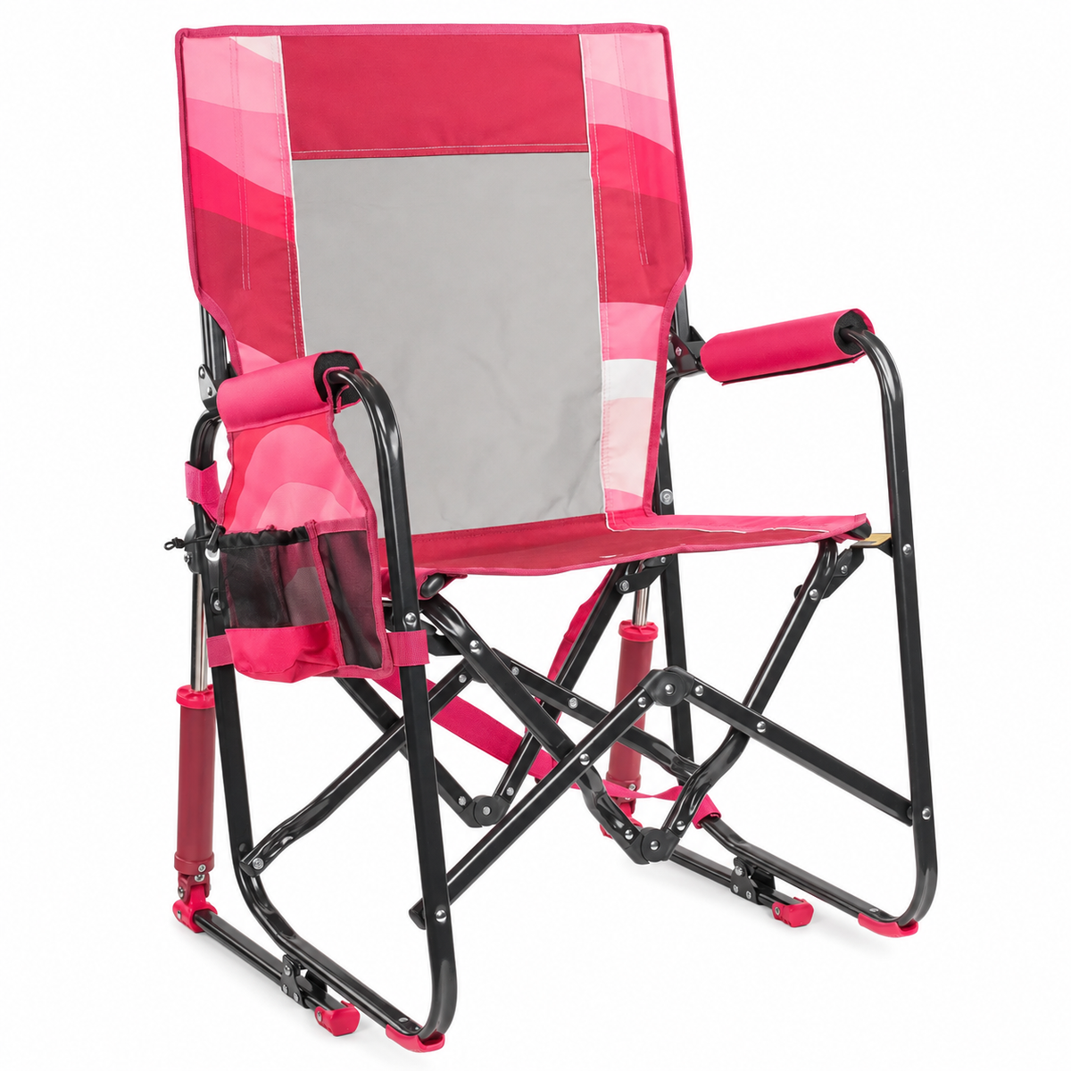 Compact Stowaway Rocking Chair — Portable Fold-Flat Outdoor Chair