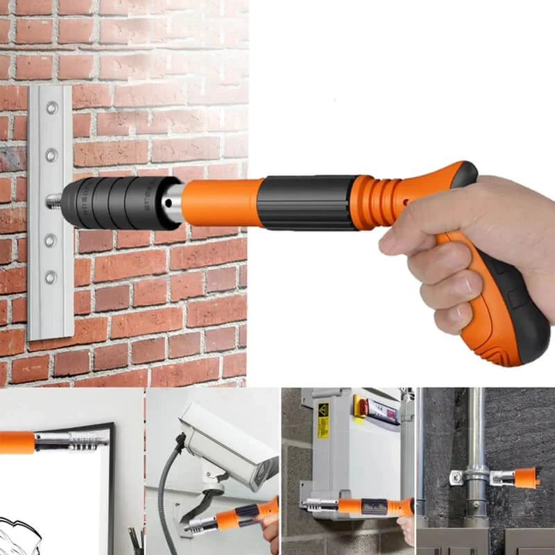 Compact Adjustable Nailer for Woodworking & Wall Fastening