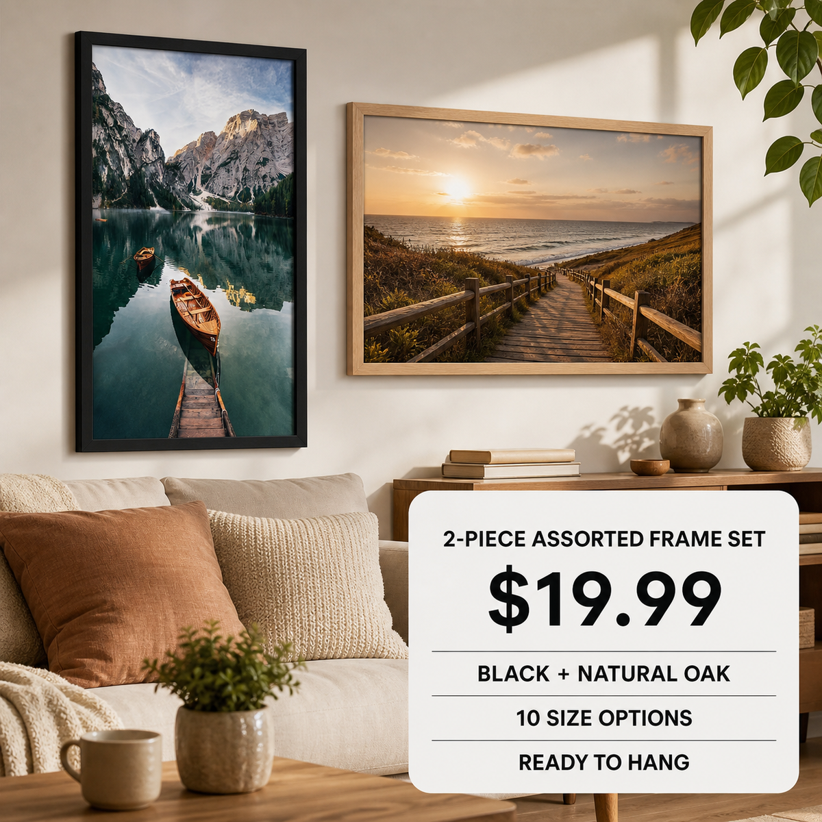 Assorted-Color Gallery Wall Picture Frame Sets