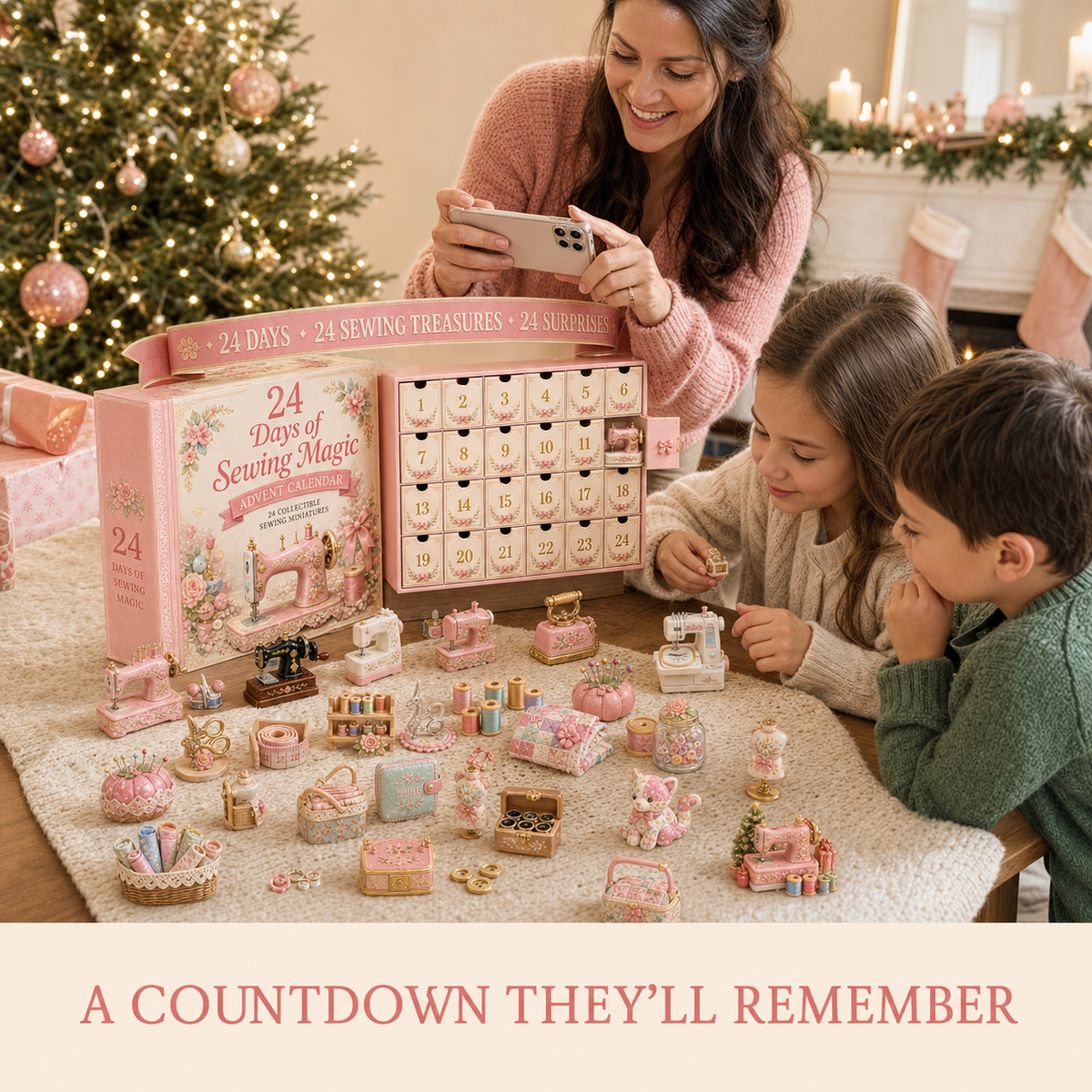 24-Day Sewing Miniatures Advent Calendar
