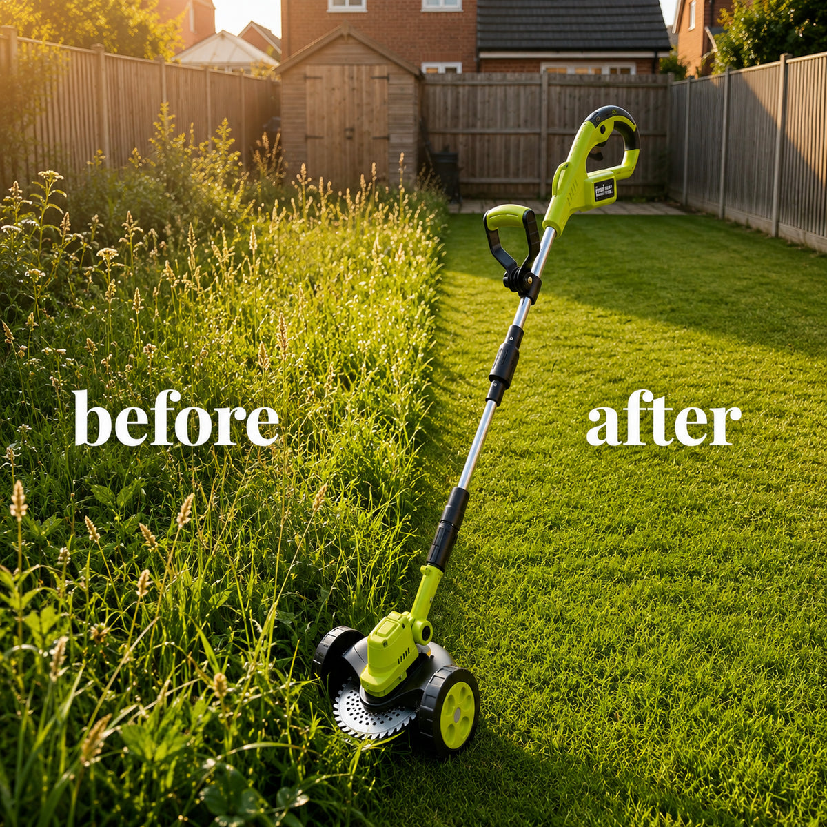 21V Cordless 3-in-1 Grass Trimmer, Edger & Mini Mower