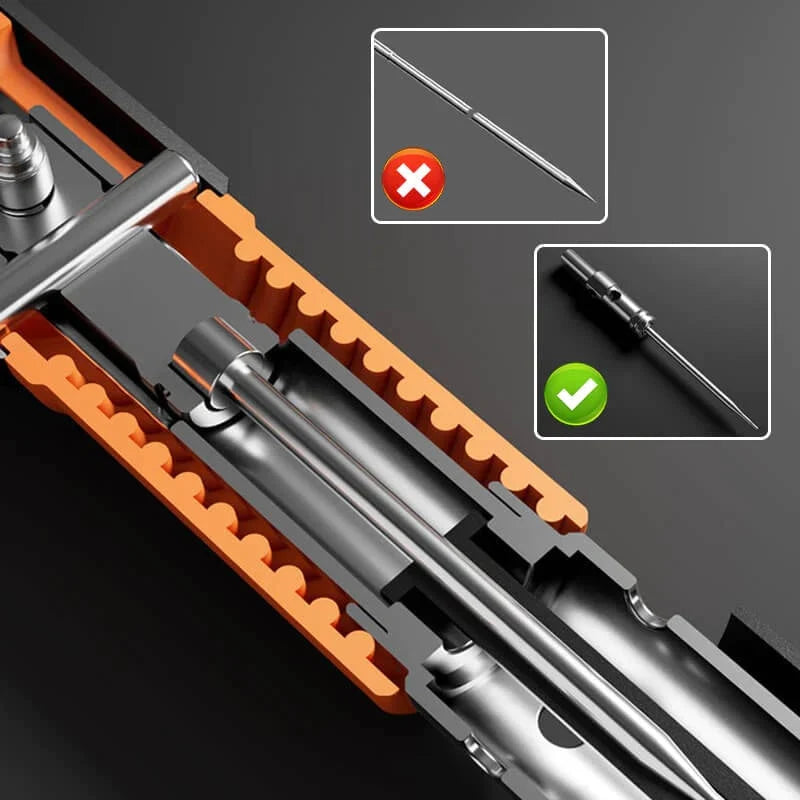 Compact Adjustable Nailer for Woodworking & Wall Fastening