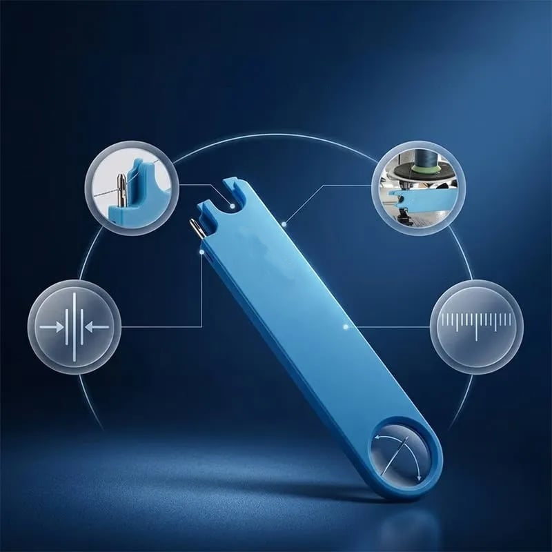 Long-Handle Needle Threading Aid