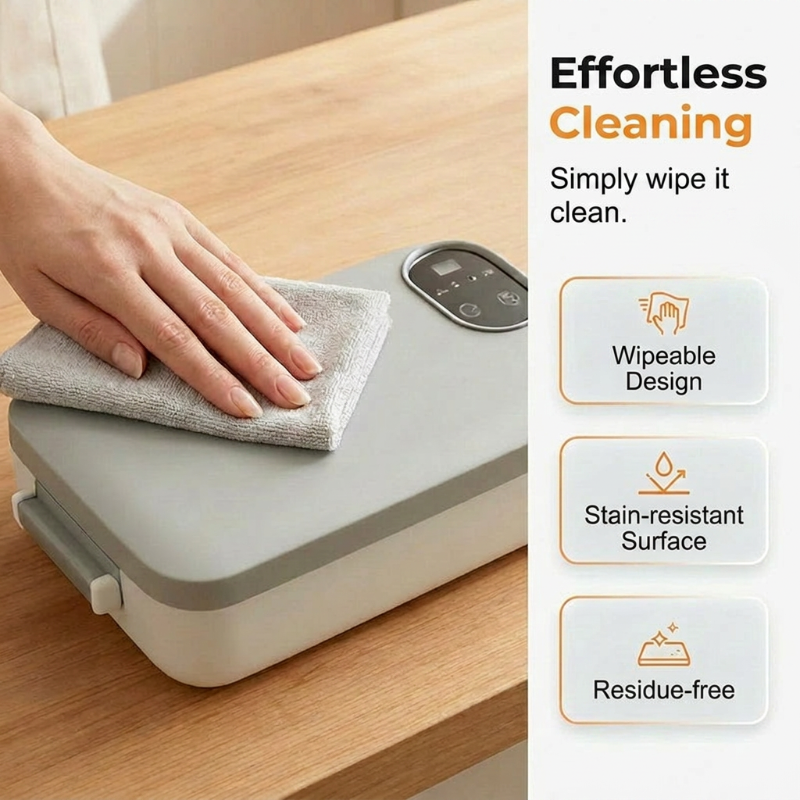 ✨ Portable Electric Lunch Box – Self-Heating, 7200mAh, 304 Stainless Steel 🔋