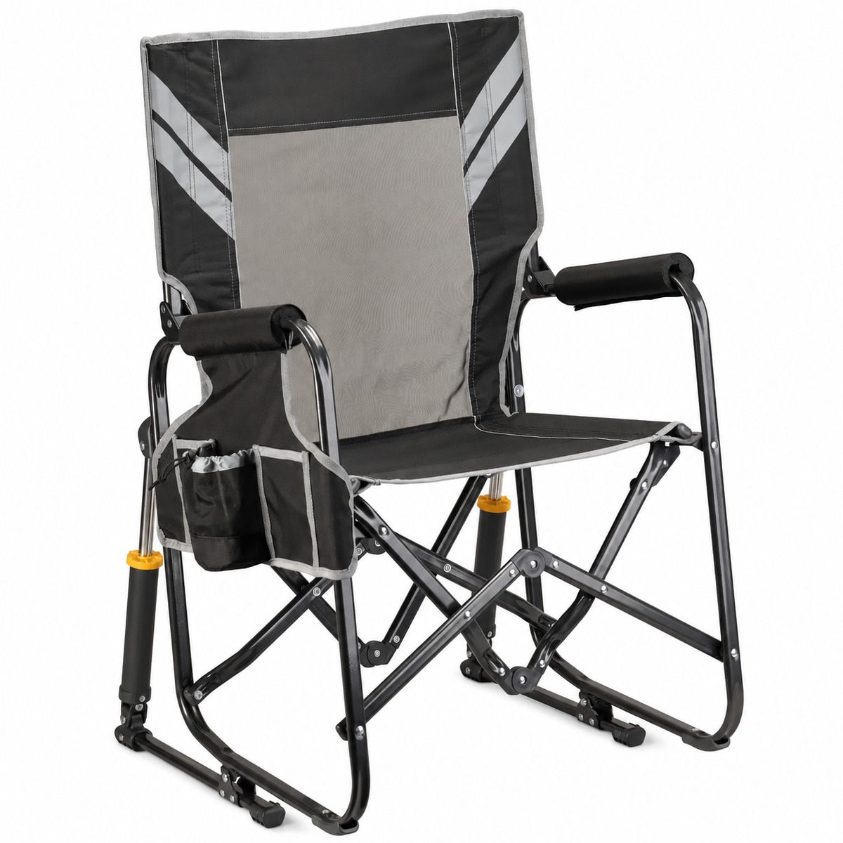 Compact Stowaway Rocking Chair — Portable Fold-Flat Outdoor Chair
