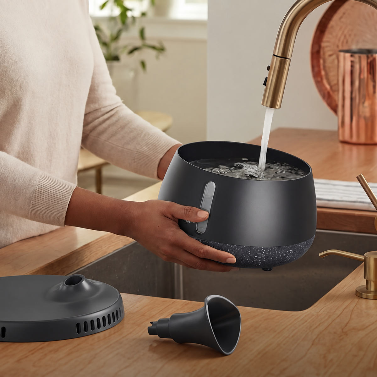 2.7L Cat Water Fountain — Quiet Filtered Flow & Easy-Clean Design