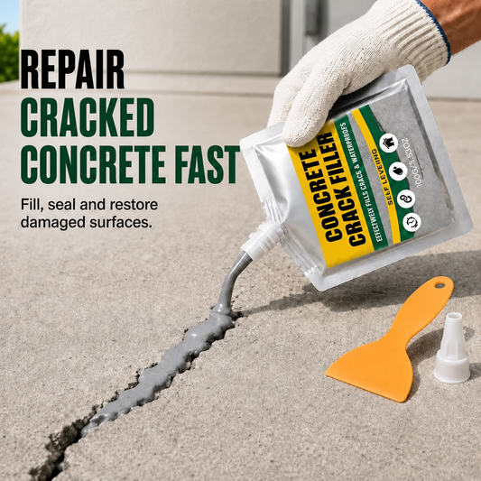 Concrete Crack Filler for Indoor & Outdoor Repairs