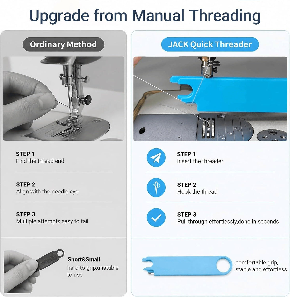 Long-Handle Needle Threading Aid