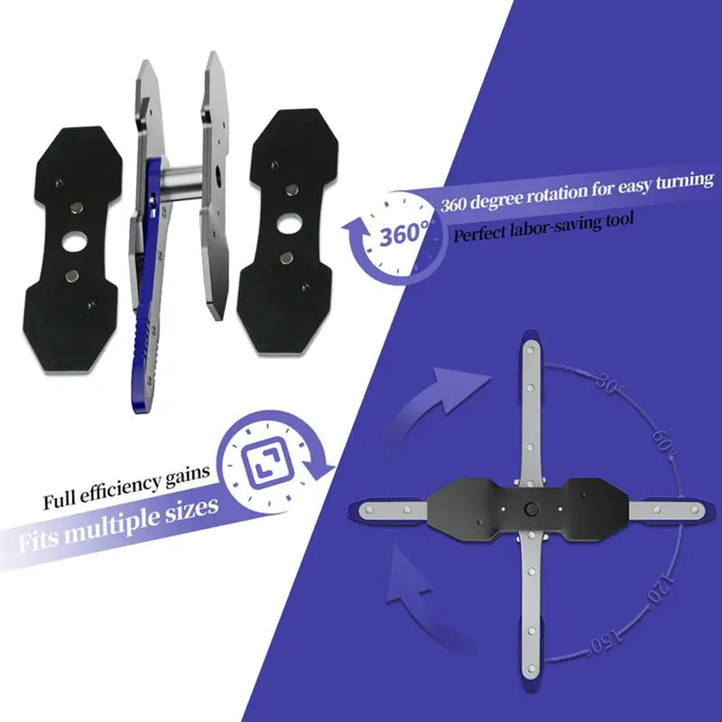 Ratcheting Brake Caliper Piston Press Tool — Blue or Red