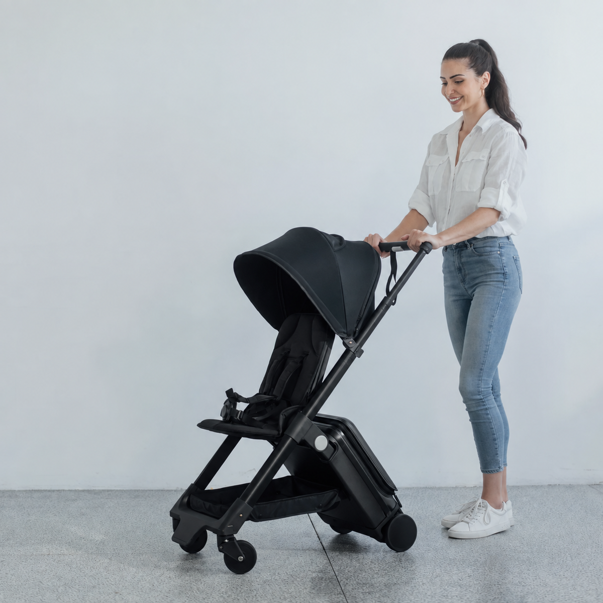 🔥 Today Only Special 2-in-1 Carry-On Luggage Stroller