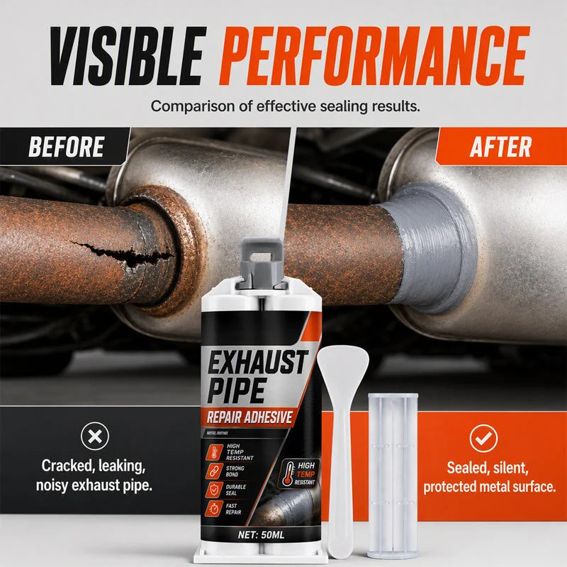 Exhaust Pipe & Muffler Repair Adhesive — 50 ml