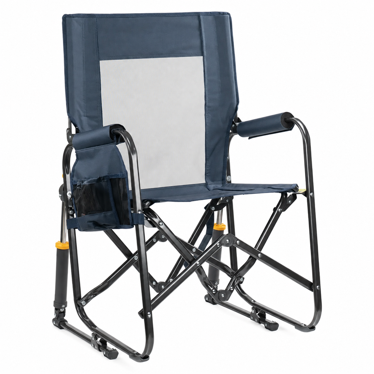 Compact Stowaway Rocking Chair — Portable Fold-Flat Outdoor Chair