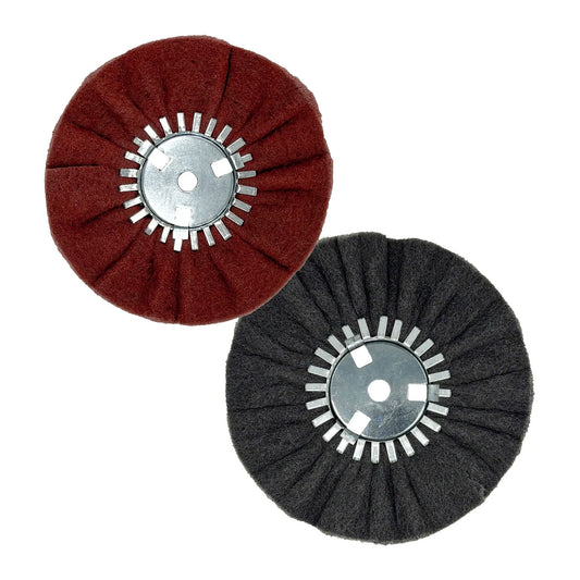 Satin Airway Buffing Wheels — Ultra-Fine & Very Fine Metal Finishing