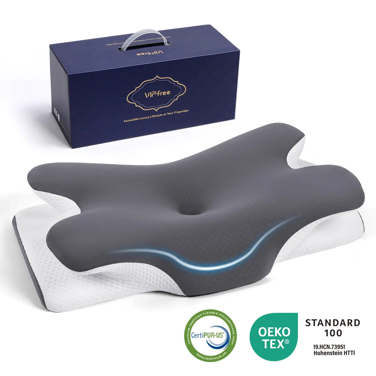 Cooling Memory Foam Neck Pillow