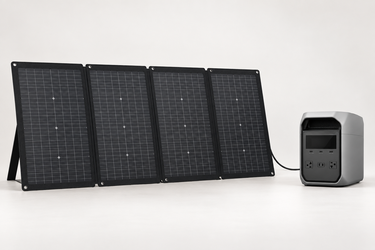 1024Wh Portable Power Station — 1800W AC & Solar Charging Kits
