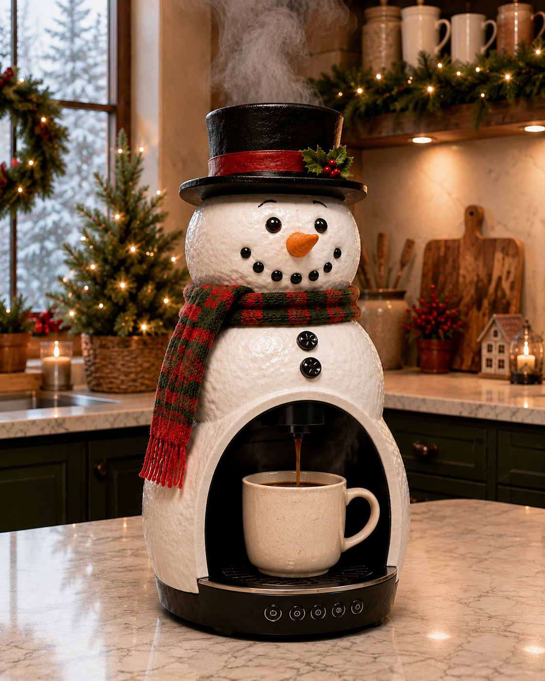 Merry Brews Christmas Coffee Maker Collection — 5 Festive Designs