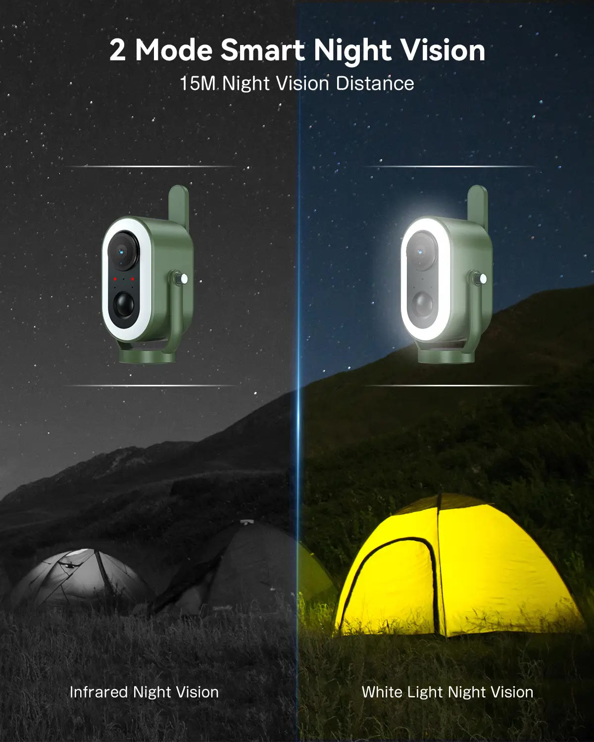 4G LTE Camping Camera — 2K HD, 6000mAh & Magnetic Mount
