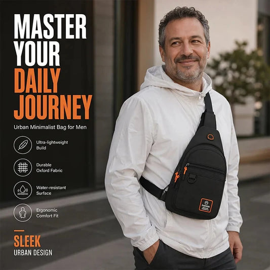 Multi-Pocket Crossbody Sling Bag