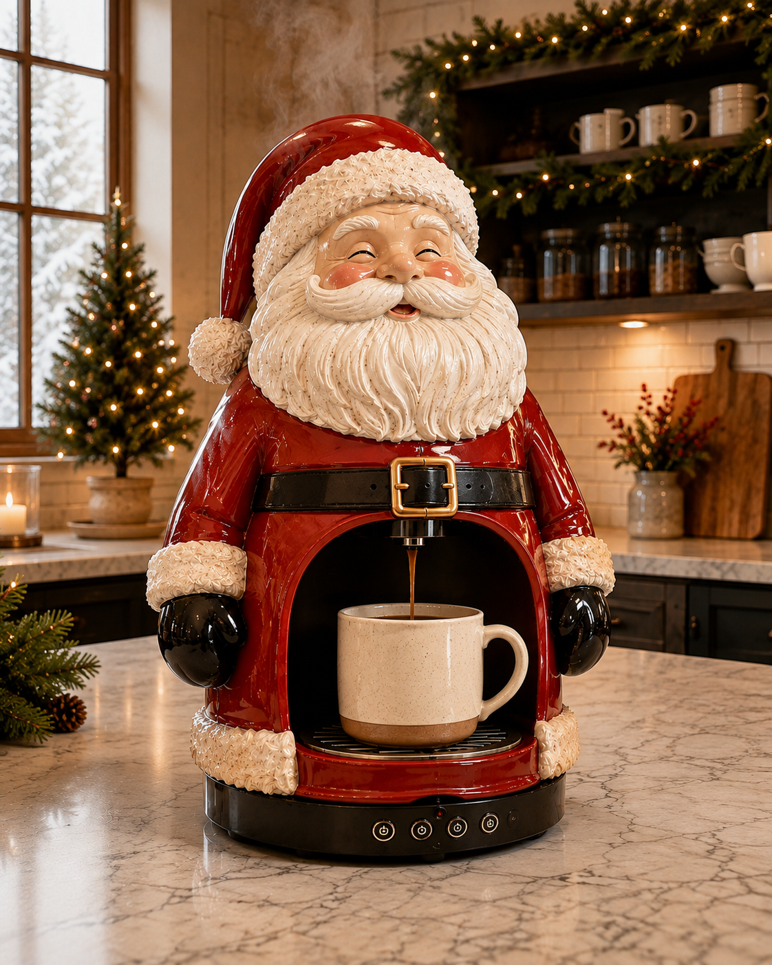 Merry Brews Christmas Coffee Maker Collection — 5 Festive Designs