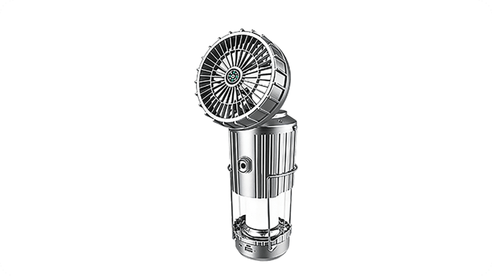 5-in-1 Solar Fan Lantern — Portable LED Camping Light