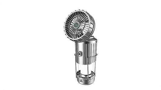 5-in-1 Solar Fan Lantern — Portable LED Camping Light