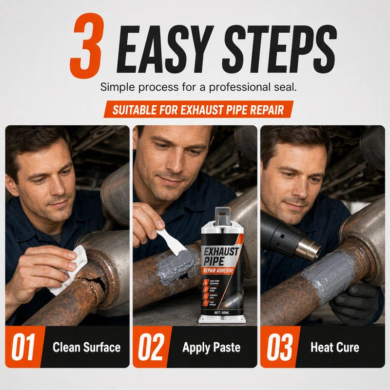 Exhaust Pipe & Muffler Repair Adhesive — 50 ml