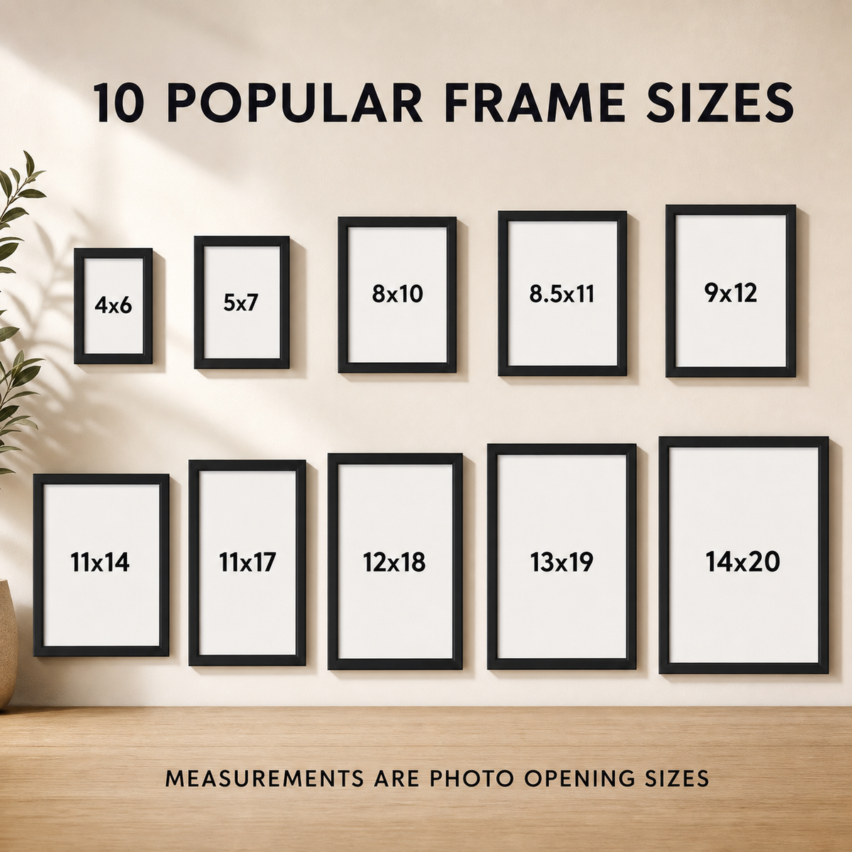 Assorted-Color Gallery Wall Picture Frame Sets